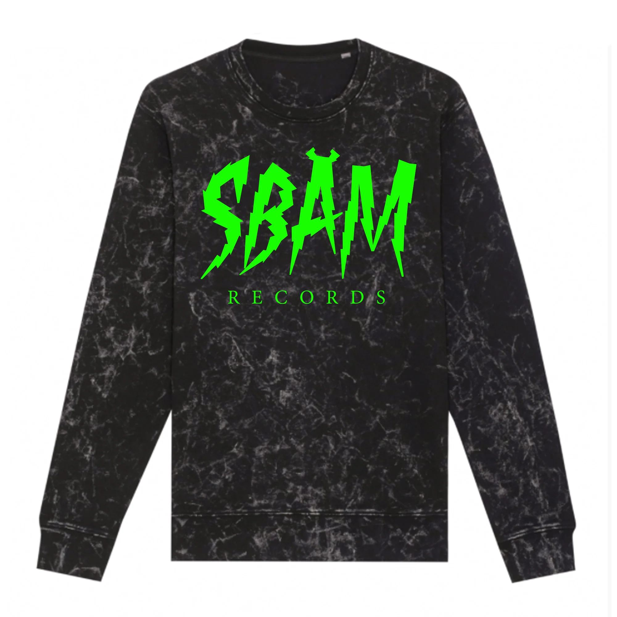 SBÄM Records / Splatter Sweater Green Print L